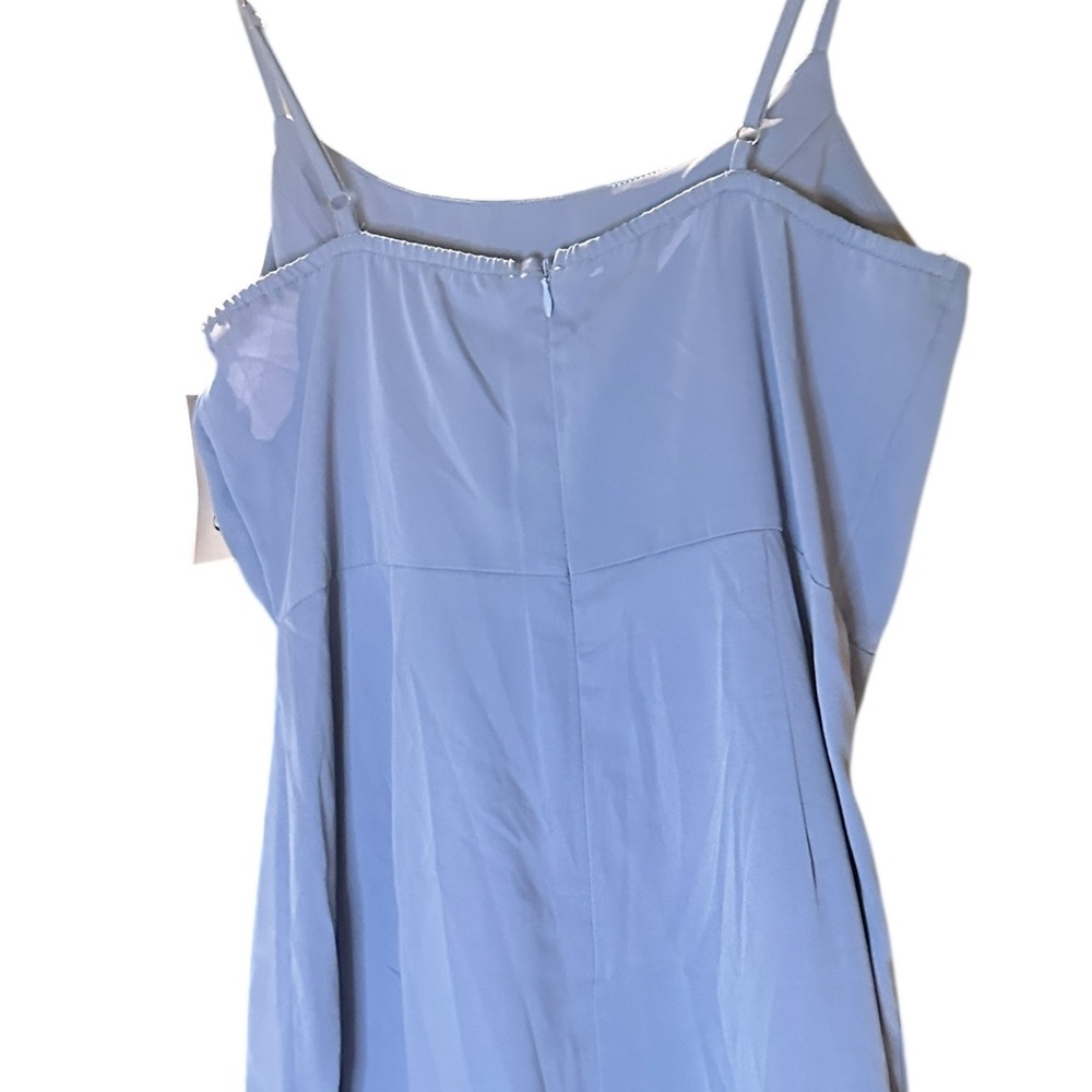 Cider Light Blue Draped Jumpsuit NWT Size M - Picture 9 of 12